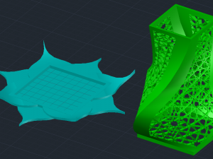 Arabesque candle holder 3D-printmodel