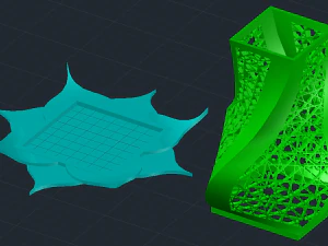 Portacandele Arabesco Modello di stampa 3D