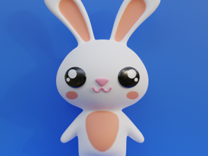 Cute rabbit 3D 模型