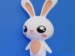 Cute rabbit 3D Модель