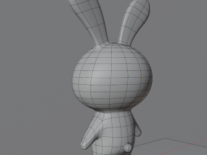 Cute rabbit 3D Модель