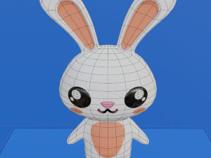 Cute rabbit 3D Модель