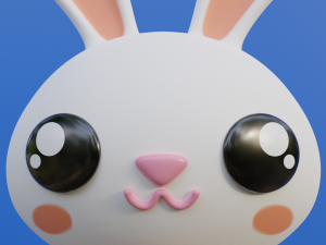 Cute rabbit 3D Модель