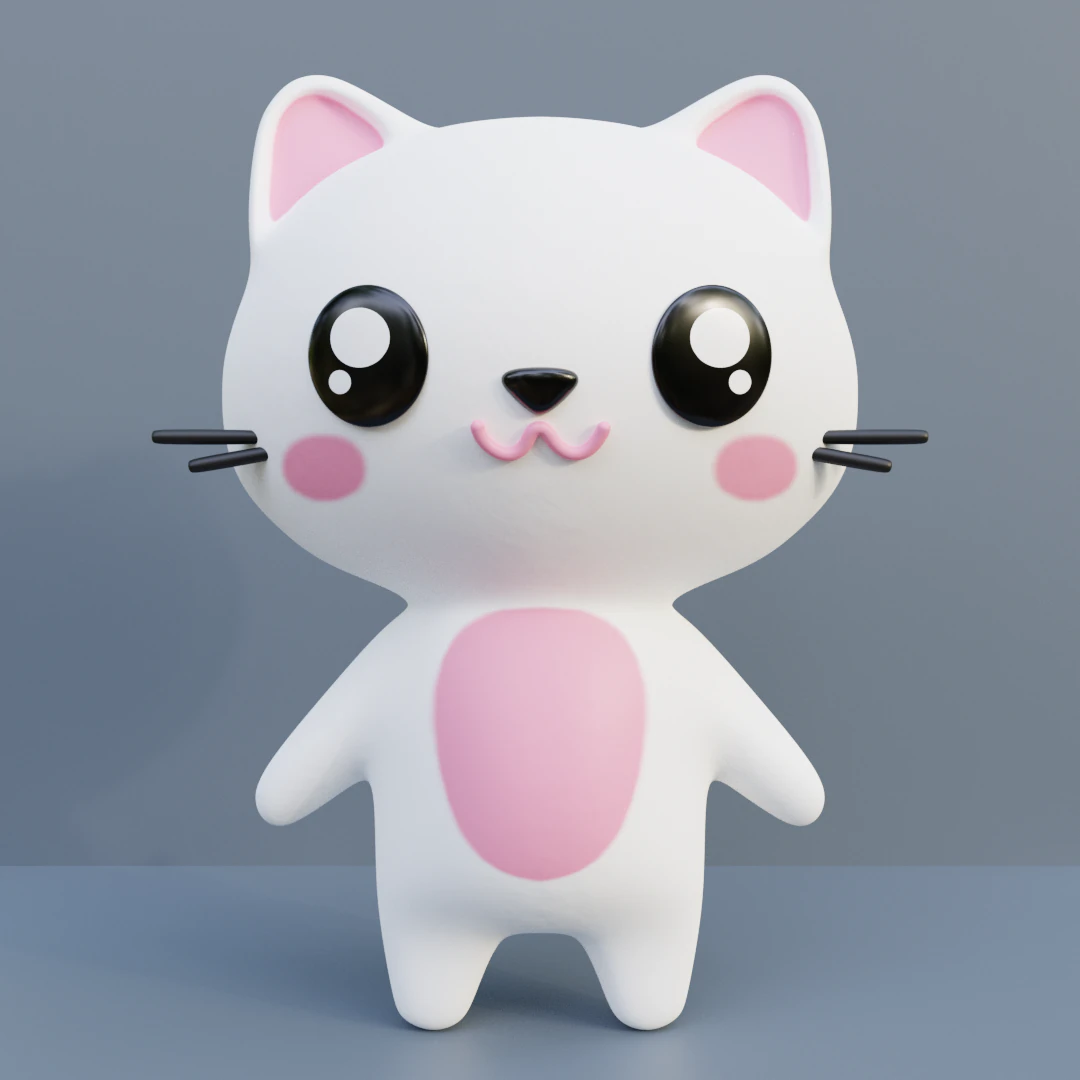 of cat 3D Model .c4d .max .obj .3ds .fbx .stl .blend 