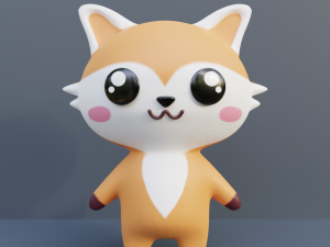 of fox 3D-Modell