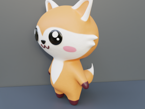 of fox 3D Model