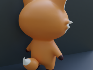 of fox 3D Model
