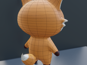 of fox 3D Model