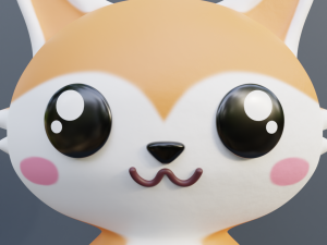 of fox 3D Model