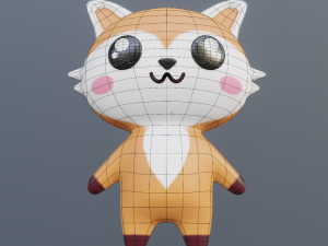 of fox 3D Model