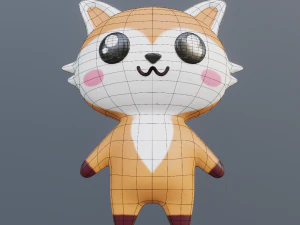 of fox 3D Model