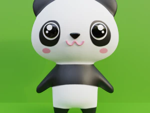 dari panda Model 3D