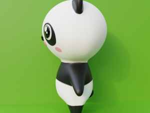 of panda Model 3D