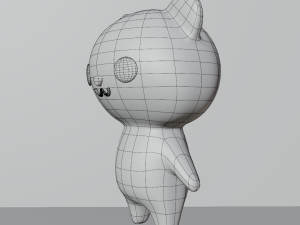 of panda Model 3D