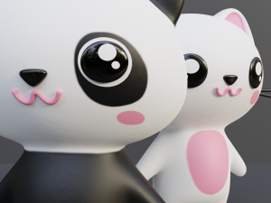 Cute animals Modello 3D