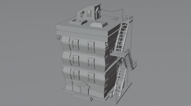 House 3D मॉडल .c4d .max .obj .3ds .fbx .stl .blend 