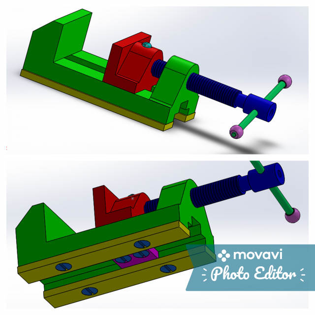 Bench Vice Modello 3D .c4d .max .obj .3ds .fbx .stl .blend 