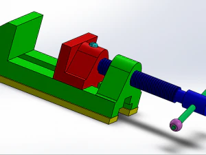 Bench Vice 3D Model
