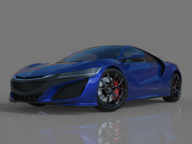 Acura NSX 2016 Modèle 3D .c4d .max .obj .3ds .fbx .stl .blend 