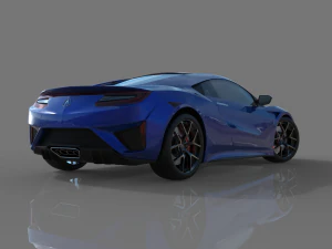 Acura NSX 2016 3D Model
