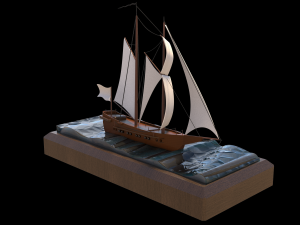 Fragata 3D Model