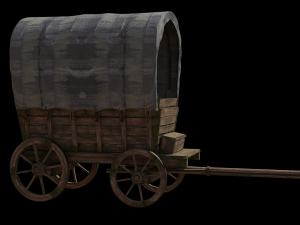 3D Medieval Carriage Model 3D