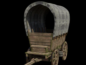 3D Medieval Carriage 3D Model