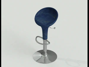 Ceramic Bar Stool 3D Model