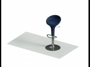 Ceramic Bar Stool 3D 模型