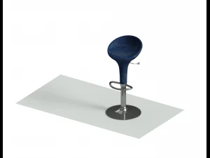Ceramic Bar Stool 3D Model