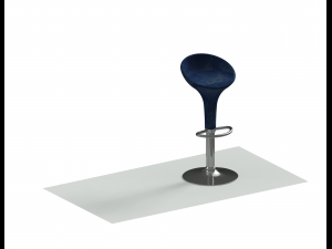Ceramic Bar Stool 3D 模型