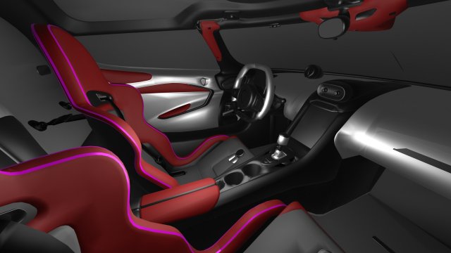 Koenigsegg jesko Car 3D 模型 .c4d .max .obj .3ds .fbx .stl .blend 