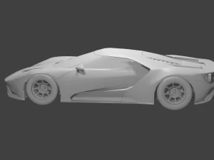 GT Car 3D Model
