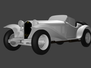 Vintage Car Modal 3Dモデル