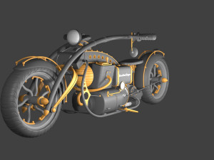 Bullet bike High Quality Model 3D