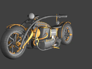 Bullet bike High Quality 3D Model