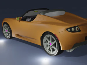 Tesla Roadster 2010 3D Модель