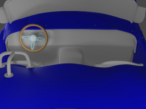 Old Type Car 3D Model
