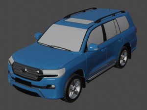 Toyota Land Cruiser 3D Model