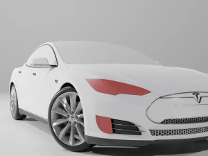 Tesla Modelo S Modelo 3D