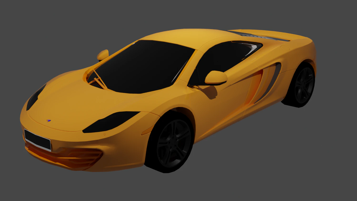 Mclaren mp4-12c Car 3D Model .c4d .max .obj .3ds .fbx .stl .blend 