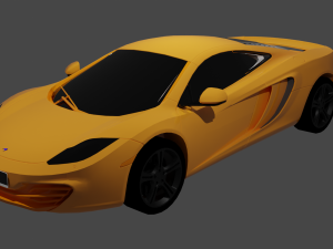 Mclaren mp4-12c Car 3D Model