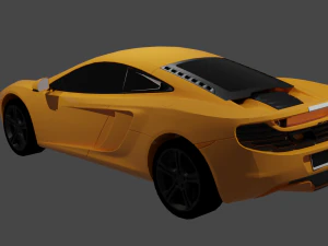 Mclaren mp4-12c Car 3D Model