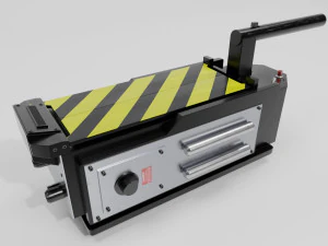 Trappola Ghostbuster High Poly e Low Poly Modello 3D