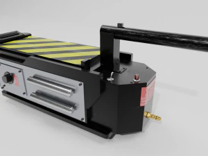 Ghostbuster Trap High Poly and Low Poly 3D Model