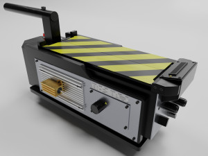 Ghostbuster Trap High Poly and Low Poly Modèle 3D