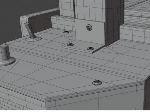 Ghostbuster Trap High Poly and Low Poly Modèle 3D