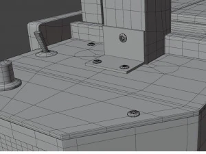 Ghostbuster Trap High Poly and Low Poly 3D Model