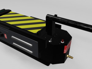 Ghostbuster Trap High Poly and Low Poly Modèle 3D