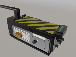 Ghostbuster Trap High Poly and Low Poly Modèle 3D